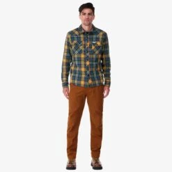 Topo Designs Mountain Shirt Plaid - Men's - Final Sale -Urban Trail Cheap Store F21 M MountainShirtPlaid GreenMulti 111355997970 Front 1
