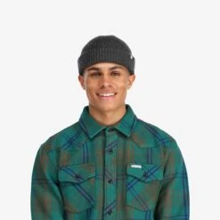 Topo Designs Global Wool Beanie -Urban Trail Cheap Store F22 GlobalBeanie Charcoal 542201010 Front 2