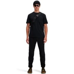 Topo Designs Dirt Pocket Tee - Men's -Urban Trail Cheap Store F22 M Dirt Black Look4 Front 1