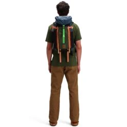 Topo Designs Dirt Pocket Tee - Men's -Urban Trail Cheap Store F22 M Dirt DarkKhakiOlive Look4 Back 1 1