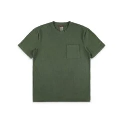 Topo Designs Dirt Pocket Tee - Men's -Urban Trail Cheap Store F22 M DirtPocketTee S S Olive 112202303 Front 1