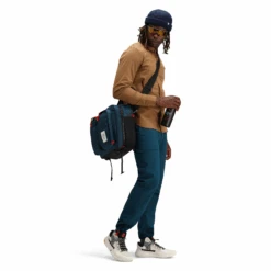 Topo Designs Global Briefcase -Urban Trail Cheap Store F22 M Global KhakiNavy Look2 Detail 2