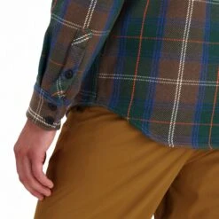 Topo Designs Mountain Shirt Heavyweight - Men's -Urban Trail Cheap Store F22 M Mountain DkKhaki Look2 Detail 6