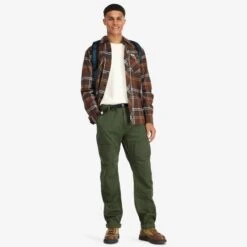Topo Designs Mountain Shirt Plaid - Men's - Final Sale -Urban Trail Cheap Store F22 M MountainPant Olive 212101303 Front 2