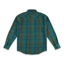 Topo Designs Mountain Shirt Heavyweight - Men's -Urban Trail Cheap Store F22 M MountainShirtHeavyweight Green EarthPlaid 112203300 Back 1