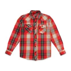 Topo Designs Mountain Shirt Heavyweight - Men's -Urban Trail Cheap Store F22 M MountainShirtHeavyweight Red YellowPlaid 112203600 Front 1 576b8f48 6b0c 44bf b37b 7bcafbd26723