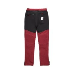 Topo Designs Fleece Pants - Women's - Final Sale -Urban Trail Cheap Store F22 W Fleece Pants BurgundyBlack 222103601 Back 1