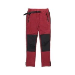 Topo Designs Fleece Pants - Women's - Final Sale -Urban Trail Cheap Store F22 W Fleece Pants BurgundyBlack 222103601 Front 1