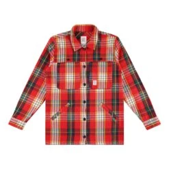Topo Designs Mountain Shirt Jacket - Women's - Final Sale -Urban Trail Cheap Store F22 W MountainShirtJacket Red YellowPlaid 322102600 Front 1 bb778790 7fc9 49ee 9fae ab1be1330df7