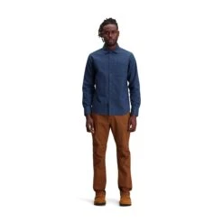 Urban Trail Cheap Store -Urban Trail Cheap Store F23 M Dirt Shirt DarkDenim 111318409 Front 1