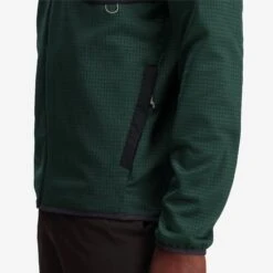Topo Designs Global Midlayer Hoodie - Men's -Urban Trail Cheap Store F23 M Mountain Midlayer Hooded LS Forest 112303301 Detail 4