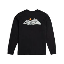 Topo Designs Rugged Peaks L/S Tee 11 Topo Designs Rugged Peaks L/S Tee -Urban Trail Cheap Store F23 M Rugged Peaks LS Tee Black 412313001 Back 1