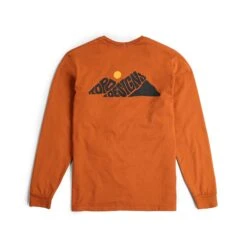 Topo Designs Rugged Peaks L/S Tee 9 Topo Designs Rugged Peaks L/S Tee -Urban Trail Cheap Store F23 M Rugged Peaks LS Tee Clay 412313221 Back 1