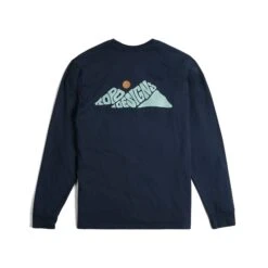 Urban Trail Cheap Store -Urban Trail Cheap Store F23 M Rugged Peaks LS Tee Navy 412313410 Back 1