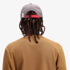 Topo Designs Corduroy Trucker Hat - Rugged Peaks -Urban Trail Cheap Store F23 U Corduroy Trucker Hat Rugged Peaks Charcoal 542306010 Back 1