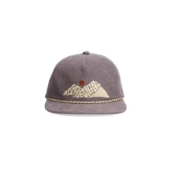 Topo Designs Corduroy Trucker Hat - Rugged Peaks -Urban Trail Cheap Store F23 U Corduroy Trucker Hat Rugged Peaks Charcoal 542306010 Front 1 1