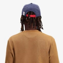 Topo Designs Corduroy Trucker Hat - Rugged Peaks -Urban Trail Cheap Store F23 U Corduroy Trucker Hat Rugged Peaks Navy 542306410 Back 1