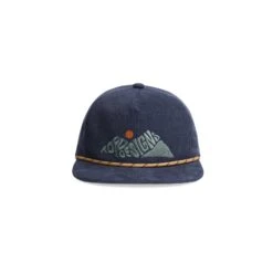 Topo Designs Corduroy Trucker Hat - Rugged Peaks -Urban Trail Cheap Store F23 U Corduroy Trucker Hat Rugged Peaks Navy 542306410 Front 1 1