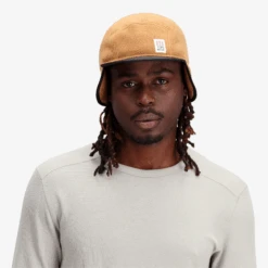 Topo Designs Fleece Cap -Urban Trail Cheap Store F23 U Fleece Cap DarkKhaki 542302251 Front 22x