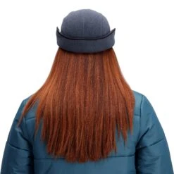 Topo Designs Fleece Cap -Urban Trail Cheap Store F23 U Fleece Cap PondBlue 542302476 Back 2