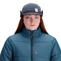 Topo Designs Fleece Cap -Urban Trail Cheap Store F23 U Fleece Cap PondBlue 542302476 Front 2
