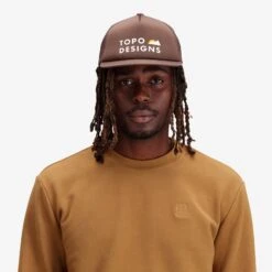 Topo Designs Foam Trucker - Mountain Waves -Urban Trail Cheap Store F23 U Foam Trucker Hat Mountain Waves DesertPalm 542305901 Front 1 1