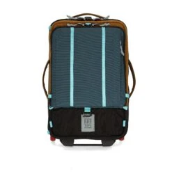 Topo Designs Global Travel Bag Roller -Urban Trail Cheap Store F23 U Global Travel Bag Roller DesertPalm PondBlue 931221902 Front 1