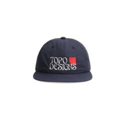Topo Designs Nylon Ball Cap - Canyons -Urban Trail Cheap Store F23 U Nylon Ball Cap Canyons Navy 542307410 Front 1 1
