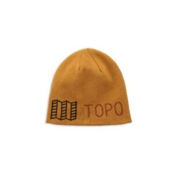 Topo Designs Slim Fitted Beanie -Urban Trail Cheap Store F23 U Slim Fitted Beanie Brick Khaki 542301218 Front 1