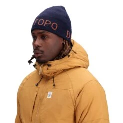 Topo Designs Slim Fitted Beanie -Urban Trail Cheap Store F23 U Slim Fitted Beanie Forest PondBlue 542301318 Quarter 2