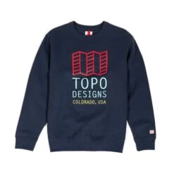 Topo Designs Summit Crew -Urban Trail Cheap Store F23 U Summit Crew LS Navy Front 1 shopify