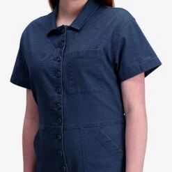 Topo Designs Dirt Coverall - Women's -Urban Trail Cheap Store F23 W Dirt Coverall DarkDenim 222201410 Detail 3