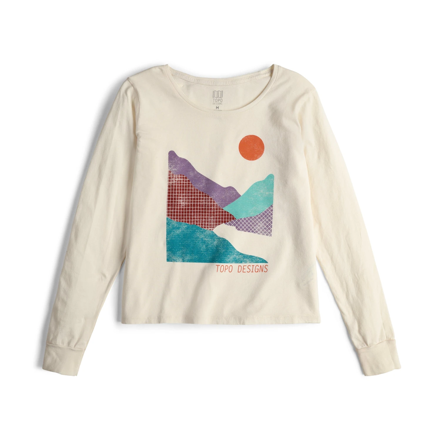 Topo Designs Retro Lakes Tee Long Sleeve - Women's 5 Topo Designs Retro Lakes Tee Long Sleeve - Women's - Image 5