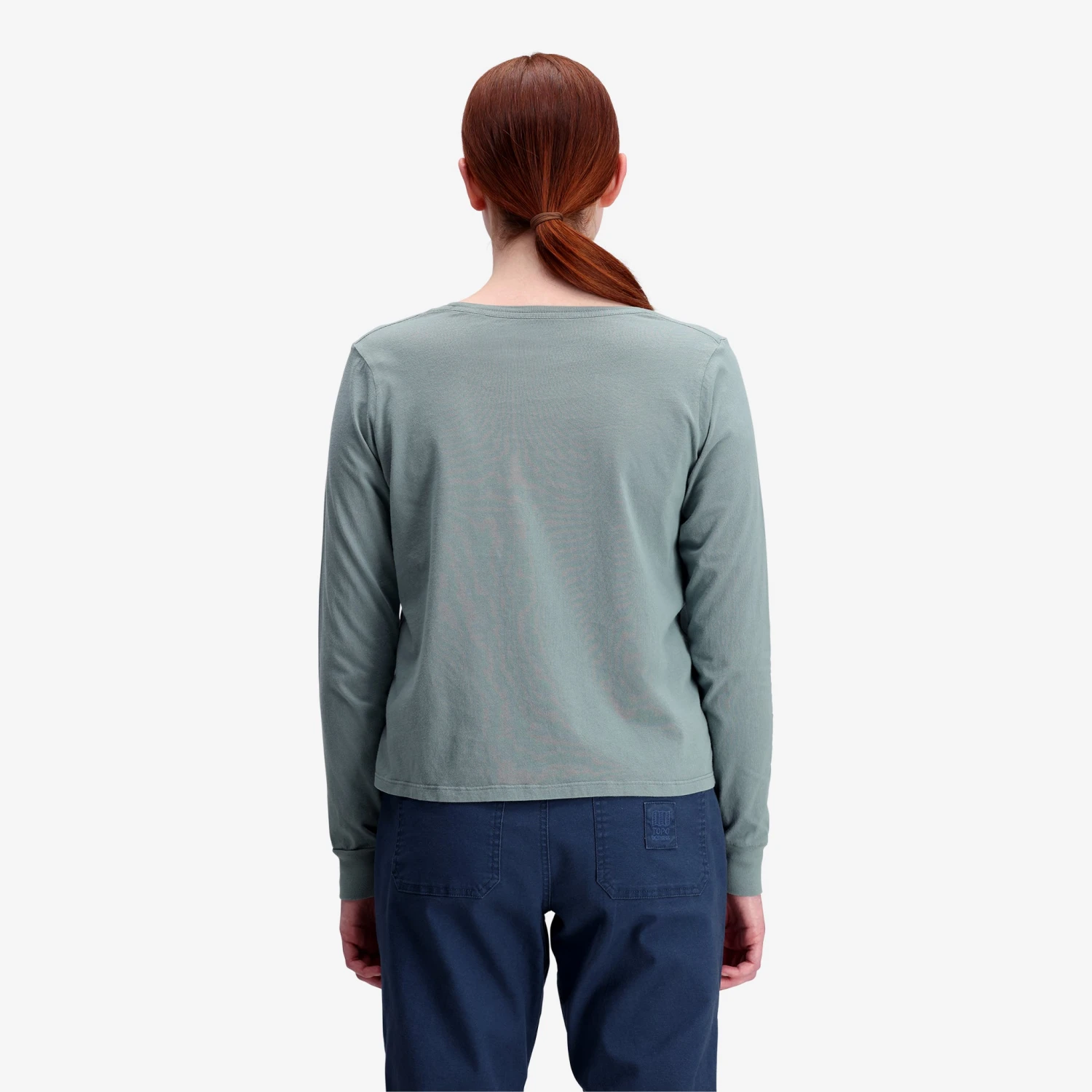Topo Designs Retro Lakes Tee Long Sleeve - Women's 4 Topo Designs Retro Lakes Tee Long Sleeve - Women's - Image 4