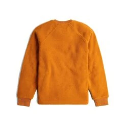 Topo Designs Mountain Fleece Crew -Urban Trail Cheap Store F24 U MountainFleeceCrewneck Spice 142402813 Back 1 1