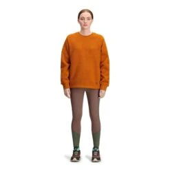 Topo Designs Mountain Fleece Crew -Urban Trail Cheap Store F24 U MountainFleeceCrewneck Spice 142402813 Front 1