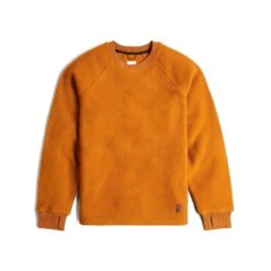 Topo Designs Mountain Fleece Crew -Urban Trail Cheap Store F24 U MountainFleeceCrewneck Spice 142402813 Front 1 1