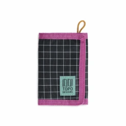 Topo Designs Tri-Fold Wallet -Urban Trail Cheap Store F24 U TriFoldWallet BWGrid 632401981 Front 1