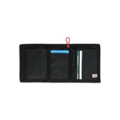 Topo Designs Tri-Fold Wallet -Urban Trail Cheap Store F24 U TriFoldWallet Black 632401001 Quarter 1