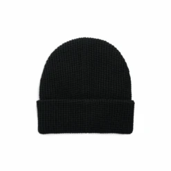 Topo Designs Waffle Knit Beanie -Urban Trail Cheap Store F24 U WaffleBeanie Black 532403001 Back 1