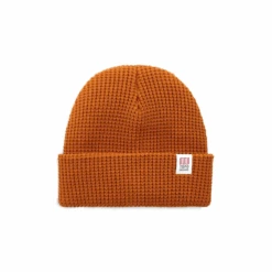 Topo Designs Waffle Knit Beanie -Urban Trail Cheap Store F24 U WaffleBeanie Spice 532403813 Front 1