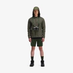 Topo Designs Global Shorts - Men's -Urban Trail Cheap Store S22 M GlobalLook3 Olive 2ndLayer Front 1