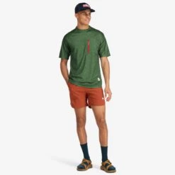Topo Designs River Tee - Short Sleeve - Men's - Final Sale -Urban Trail Cheap Store S22 M RiverTee S S OliveTerrazzo 111203354970 Front 2 1 f7a58eab 8190 471a ba73 b71111b13567