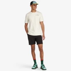 Topo Designs Strata Map Tee - Men's - Final Sale -Urban Trail Cheap Store S22 M StrataMapTee Natural 411215101970 Front 2