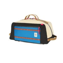 Topo Designs Mountain Duffel -Urban Trail Cheap Store S22 MountainDuffel BoneWhiteBlue 931211121000 ThreeQuarter 1