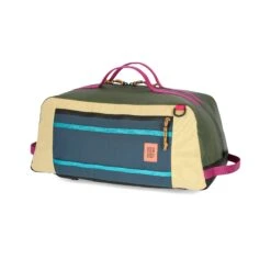 Topo Designs Mountain Duffel -Urban Trail Cheap Store S22 MountainDuffel OlivePondBlue 931211351000 ThreeQuarter 1