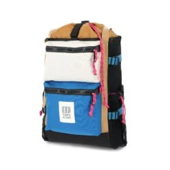 Topo Designs River Bag -Urban Trail Cheap Store S22 RiverBag BoneWhiteBlue 931218121000 ThreeQuarter 1 1