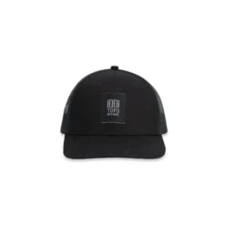 Topo Designs Topo Trucker Hat - Original Logo -Urban Trail Cheap Store S22 TopoTruckerOriginalLogo Black 531207001000 Front 1
