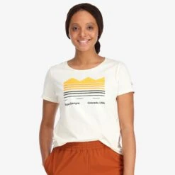 Topo Designs Strata Map Tee - Women's - Final Sale -Urban Trail Cheap Store S22 W StrataMapTee Natural 421202101970 Detail 7