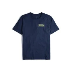 Topo Designs Geographic Tee - Men's - Final Sale -Urban Trail Cheap Store S23 M GeographicTee Navy 411306020970 Front 1copy